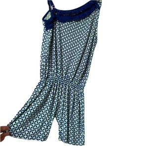 Kickee Pants Ruffle Romper Shorts Girls Size XL